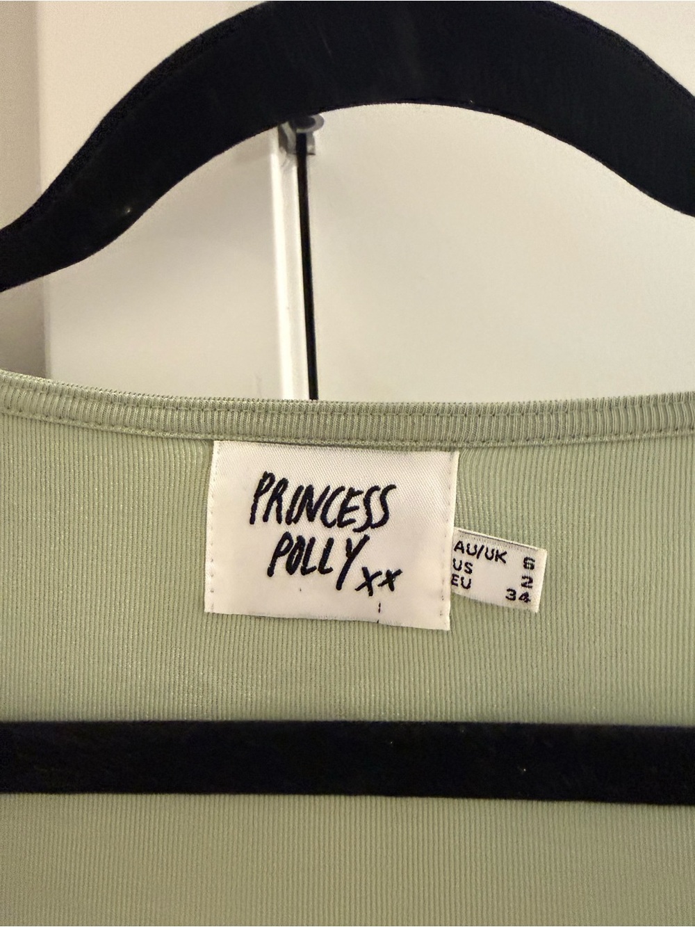 Princess Polly Sage Green Ruched Bodycon Mini Dress - Picture 4 of 4